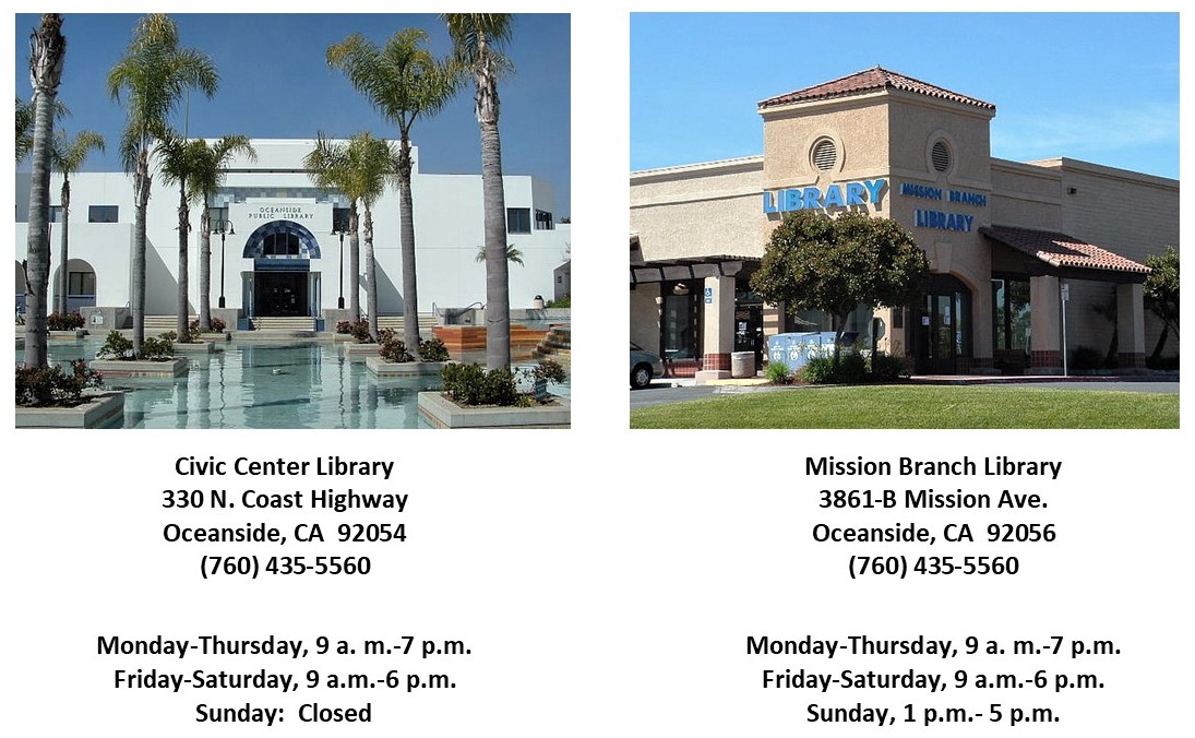 Bookstores Friends of the Oceanside Public Library